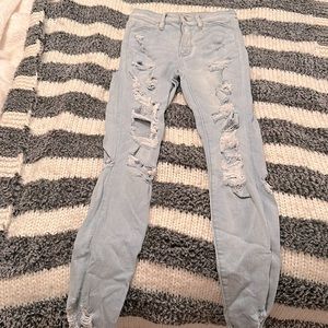 American Eagle distressed jeans
